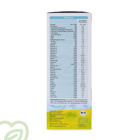 Holle Organic Baby Formula Cow Milk - Stage Pre
