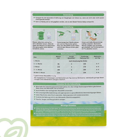 Holle Organic Baby Formula Goat Milk - Stage 1