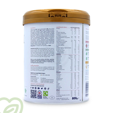 Kendamil Organic UK Baby Formula Cow Milk - Stage 1