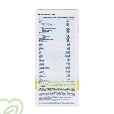 HiPP German Organic Formula Bio-Combiotic - Stage Pre