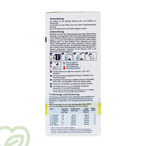 HiPP German Organic Formula Bio-Combiotic - Stage Pre