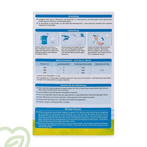 Holle Organic Baby Formula Cow Milk - Stage 2