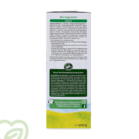 Holle Organic Baby Formula Goat Milk - Stage 2